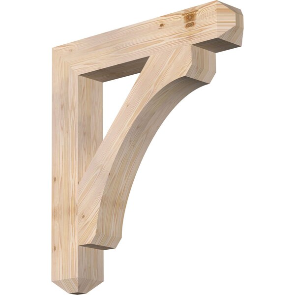 Ekena Millwork Legacy Craftsman Smooth Bracket, Douglas Fir, 5 1/2"W x 34"D x 38"H BKT06X34X38LEC04SDF - main